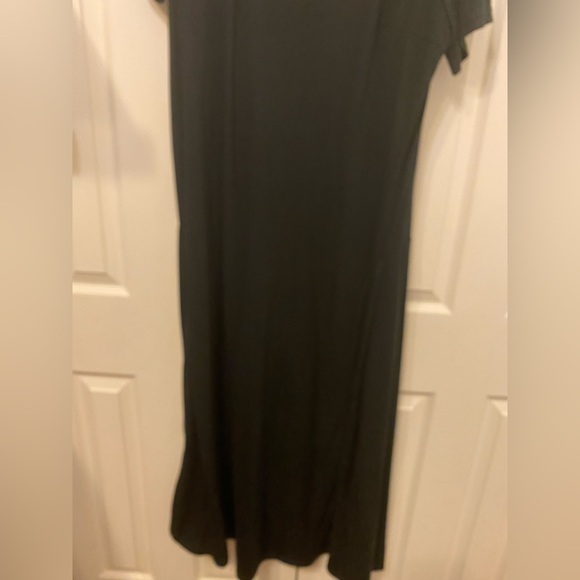 NWOT size 18 Petite Jessica London scoop neck black knit maxi dress - Picture 9 of 10